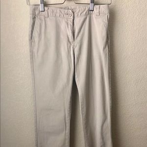 Girls Chaps brand Khaki bootcut Pants!